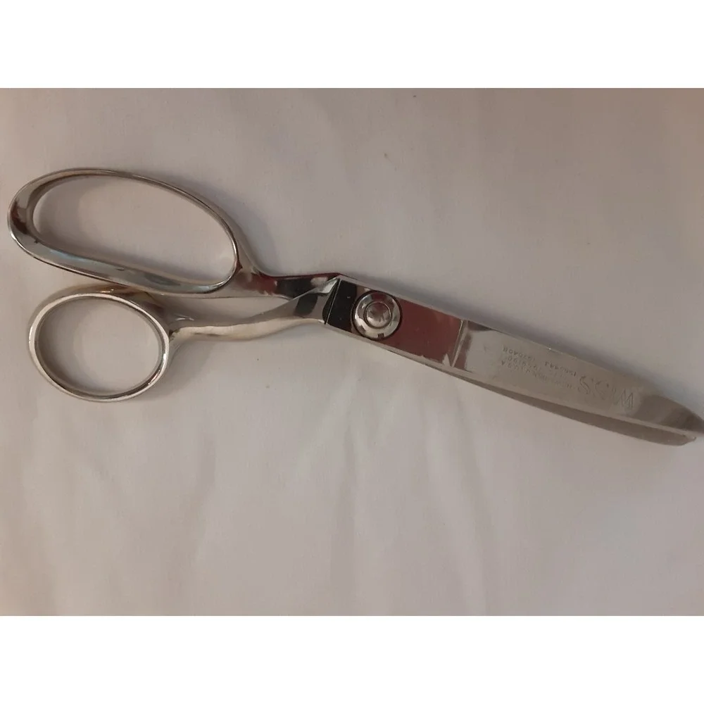 VINTAGE 1940's WISS PINKING SHEARS SCISSORS MODEL C - Original Box Full Nickel